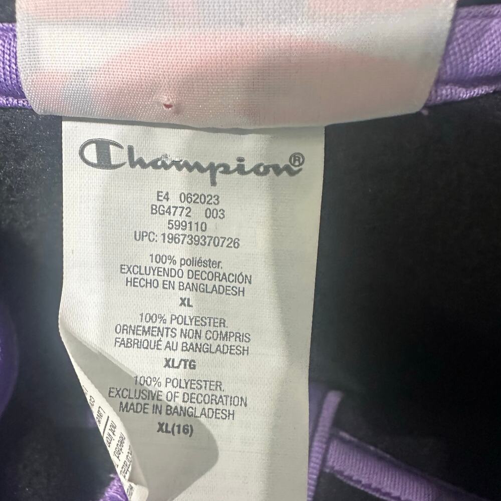 NWT Champion Girls Fleece Zip Up Jacket Size XL 16 Warm Athletic - Picture 3 of 4